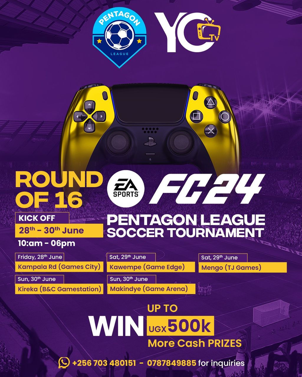 FC24 Competition Kicks Off. YOTV Channels & Pentagon League